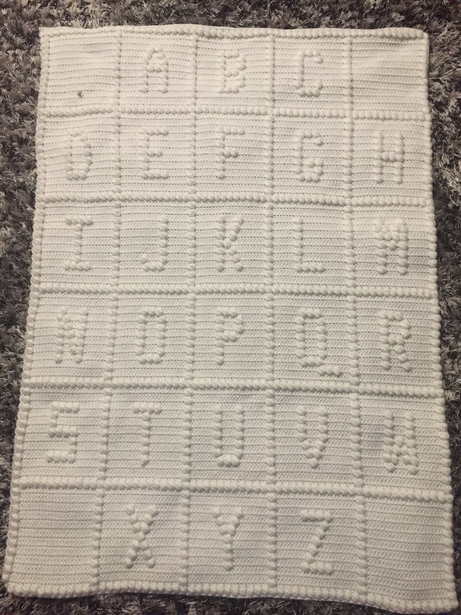 ABC Crochet Baby Blanket Alphabet Blanket Crochet Blanket Etsy UK