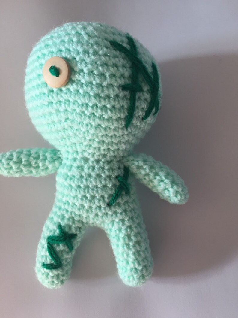 Mu\u00f1eco voodoo Poppet Doll Crochet amigurumi toy Crochet toy Pincushion Zombie Doll Vodou Doll Voodoo doll Stuffed toy