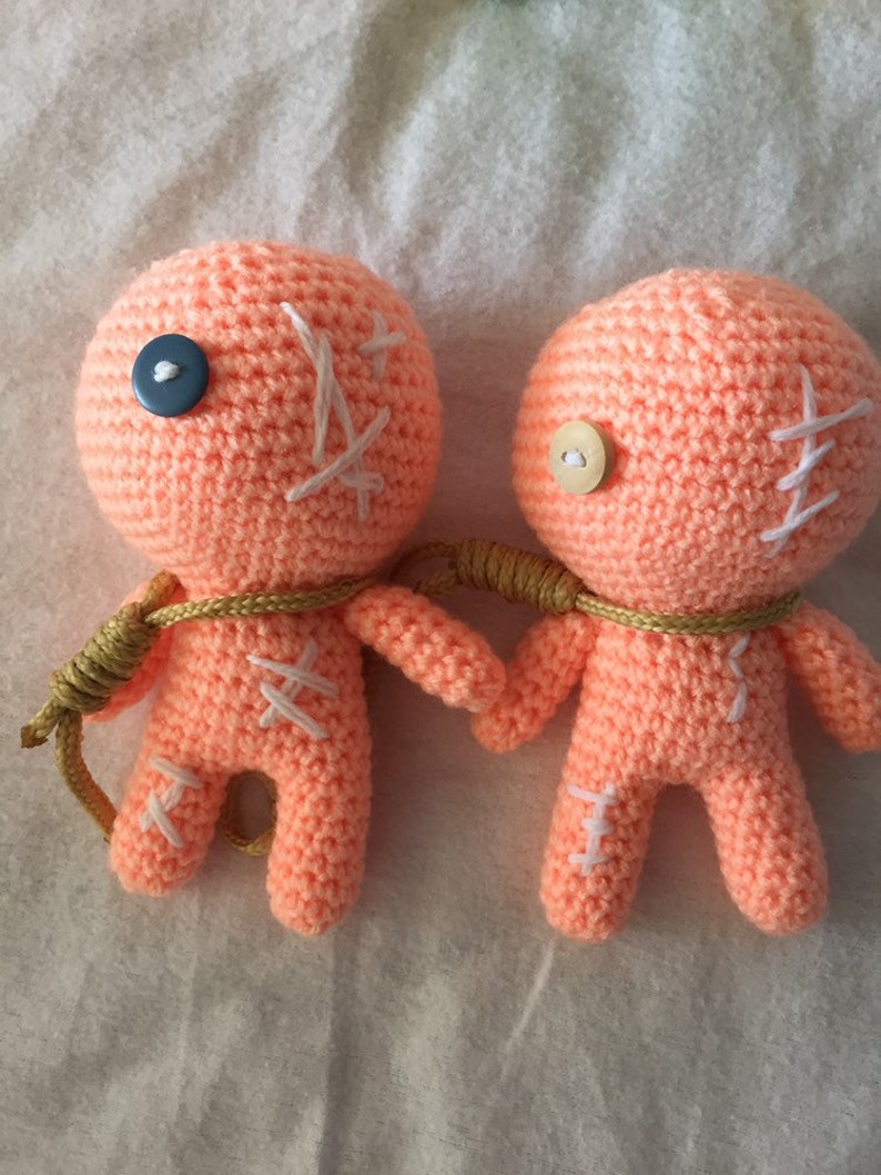 Mu\u00f1eco voodoo Poppet Doll Crochet amigurumi toy Crochet toy Pincushion Zombie Doll Vodou Doll Voodoo doll Stuffed toy
