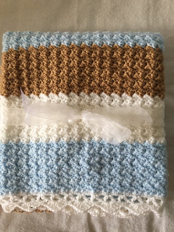 Knitted Blanket S00 - New - For Baby