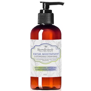 RESURRECTIONbeauty Facial Moisturizer | Unscented Day Or Night Face Cream Base With Natural Anti Aging Organic Ingredients, 4 oz