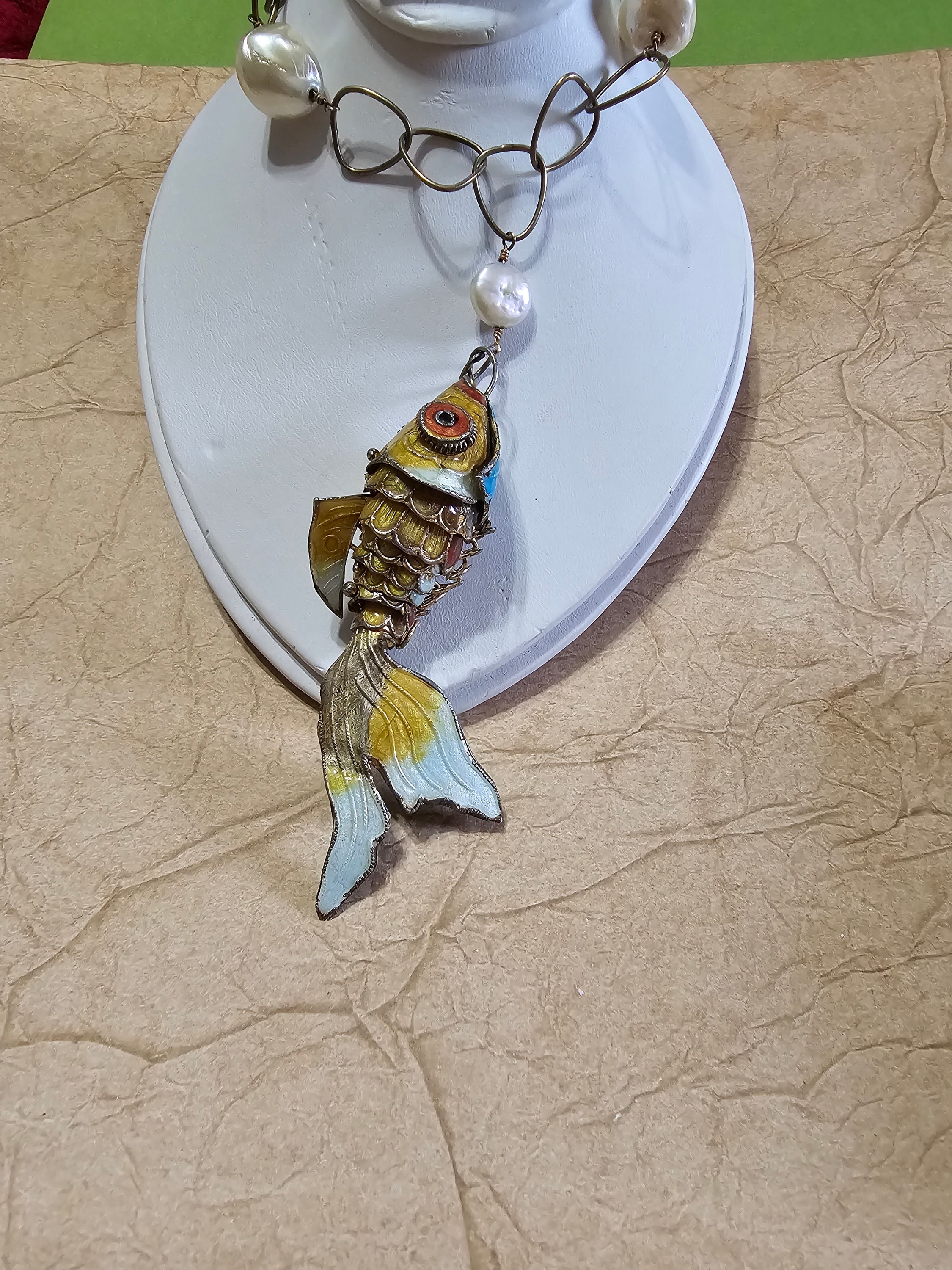 Articulated Fish Pendant 