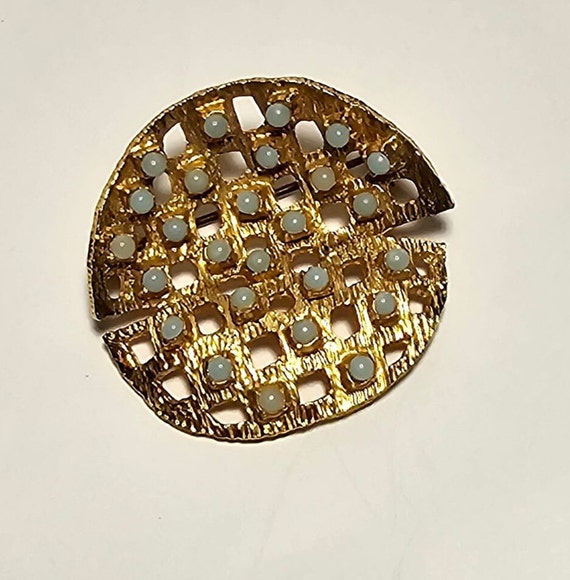 Mid Century Modern Pin Brooch Modernist Minimalist - image 1
