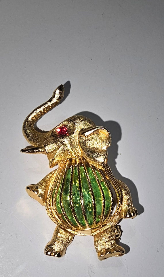 Joseph Warner Elephant Pin Brooch