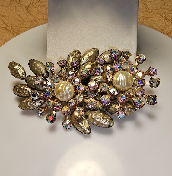 Beau Jewels Baroque Pearls and Arura Borealis Sto… - image 1