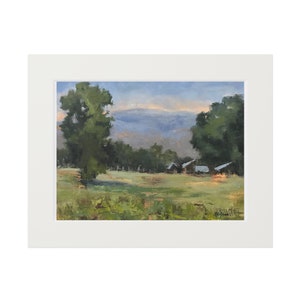 Farmstead Fine Art Prints (Passepartout Paper Frame)