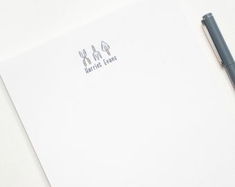 Personalized Notepad - 50 Sheets | Custom Notepad | Personalized Note Pad | Personalized Writing Pad | Personalized Stationary