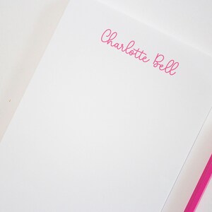 Personalized Notepad - 50 Sheets | Custom Notepad | Personalized Note Pad | Personalized Writing Pad | Personalized Stationary