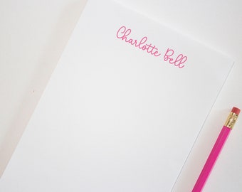 Personalized Notepad - 50 Sheets | Custom Notepad | Personalized Note Pad | Personalized Writing Pad | Personalized Stationary