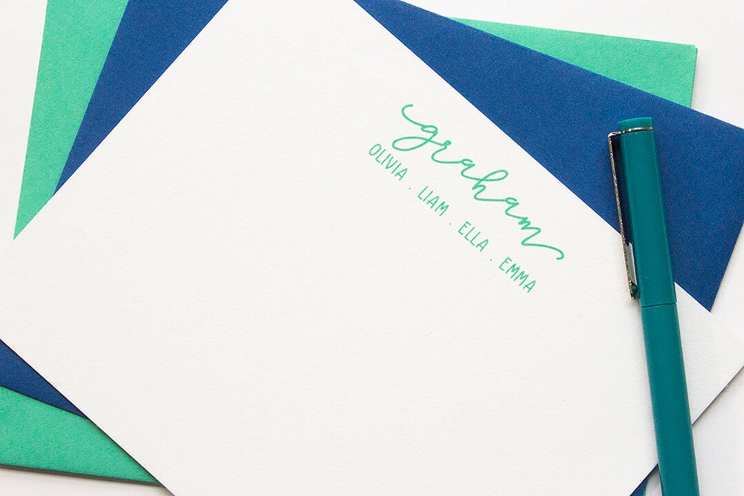 Personalized Stationery Stationery Set Personalized Stationary Set