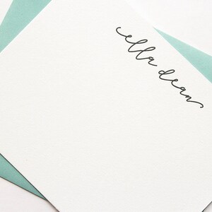 Personalisiertes Briefpapier | Briefpapier Set | Personalisiertes Briefpapier-Set | Benutzerdefiniertes Grußkarten-Set | Modernes Briefpapier | Personalisiertes Briefpapier