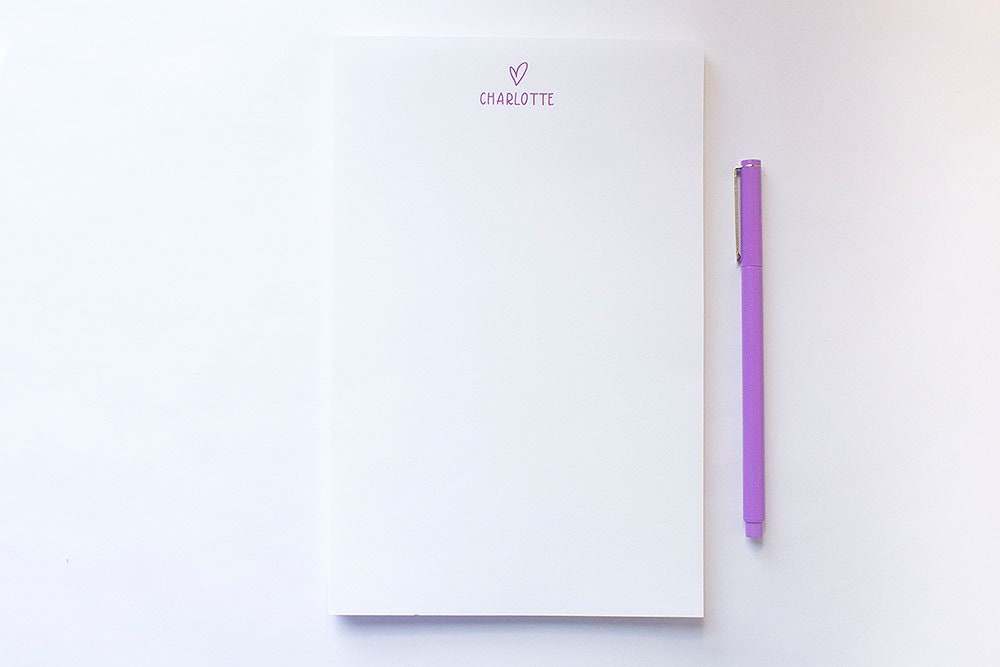 Personalized Notepad - 50 Sheets | Custom Notepad | Personalized Note ...
