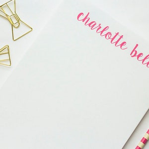 Personalized Notepad - 50 Sheets | Custom Notepad | Personalized Note Pad | Personalized Writing Pad | Personalized Stationary