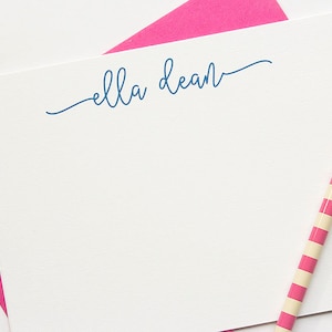 Personalisiertes Briefpapier | Briefpapier Set | Personalisiertes Briefpapier-Set | Benutzerdefiniertes Grußkarten-Set | Modernes Briefpapier | Personalisiertes Briefpapier