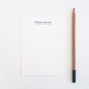 Personalized Stationery | Mens Stationery Set | Personalized Business Stationary Set | Professional Stationary | Modern Stationery Set