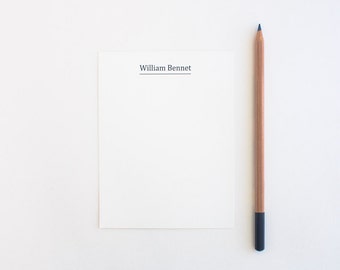 Personalized Stationery | Mens Stationery Set | Personalized Business Stationary Set | Professional Stationary | Modern Stationery Set