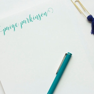 Personalized Notepad - 50 Sheets | Custom Notepad | Personalized Note Pad | Personalized Writing Pad | Personalized Stationary