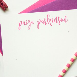 Personalized Stationery  | Stationery Set | Women&#39;s Personalized Stationary | Modern Stationery  | Girl&#39;s Personalized Stationary Set