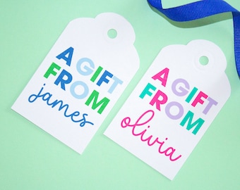 Children's Gift Tags | Kid's Gift Tags | Birthday Gift Tags