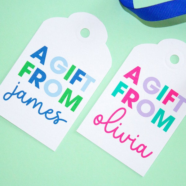 Children's Gift Tags | Kid's Gift Tags | Birthday Gift Tags