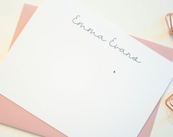 Personalized Stationery  | Stationery Set | Custom Stationery | Women’s Stationery Set | Personalised Stationery | Note Card Set