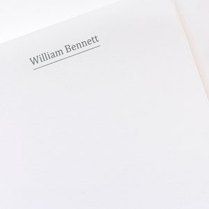 Personalized Notepad - 50 Sheets | Custom Notepad | Men&#39;s Personalized Note Pad | Personalized Writing Pad | Personalized Stationary