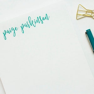 Personalized Notepad - 50 Sheets | Custom Notepad | Personalized Note Pad | Personalized Writing Pad | Personalized Stationary