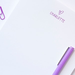 Bloc de notas personalizado - 50 hojas / Bloc de notas personalizado / Bloc de notas personalizado / Bloc de notas personalizado / Papelería personalizada