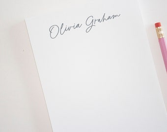 Personalized Notepad - 50 Sheets | Custom Notepad | Personalized Note Pad | Personalized Writing Pad | Personalized Stationary
