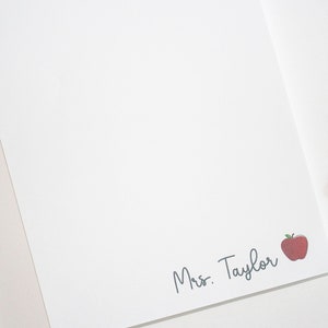Personalized Notepad - 50 Sheets | Custom Notepad | Personalized Note Pad | Personalized Writing Pad | Teacher Stationery