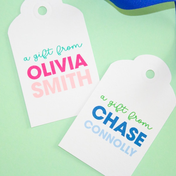 Children's Gift Tags | Kid's Gift Tags | Birthday Gift Tags