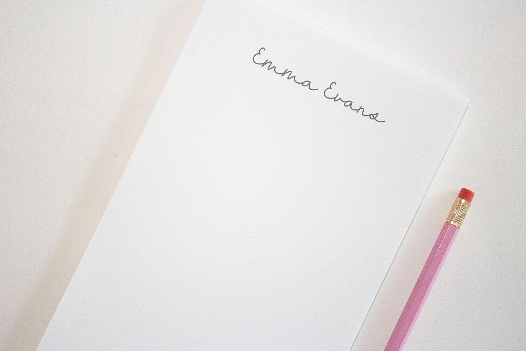 Personalized Notepad - 50 Sheets | Custom Notepad | Personalized Note ...