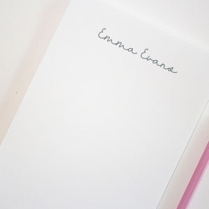 Personalized Notepad - 50 Sheets | Custom Notepad | Personalized Note Pad | Personalized Writing Pad | Personalized Stationary