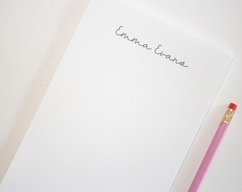 Personalized Notepad - 50 Sheets | Custom Notepad | Personalized Note Pad | Personalized Writing Pad | Personalized Stationary
