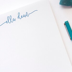 Personalized Notepad - 50 Sheets | Custom Notepad | Personalized Note Pad | Personalized Writing Pad | Personalized Stationary