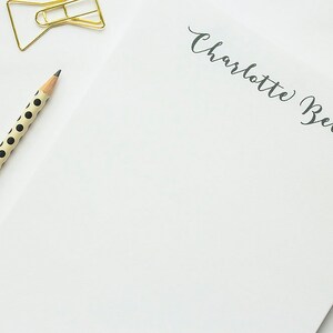 Personalized Notepad - 50 Sheets | Custom Notepad | Personalized Note Pad | Personalized Writing Pad | Personalized Stationary