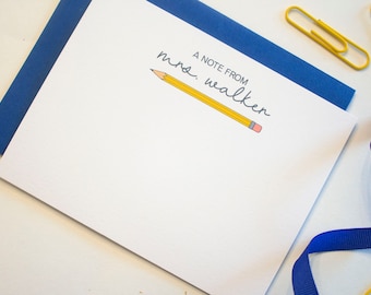 Personalized Stationery  | Stationery Set | Custom Stationery | Personalized Stationary Set | Custom Stationary | Teacher Stationery