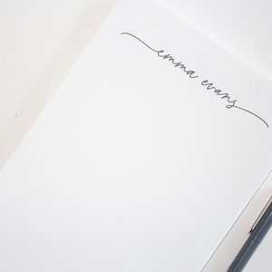 Personalized Notepad - 50 Sheets | Custom Notepad | Personalized Note Pad | Personalized Writing Pad | Personalized Stationary