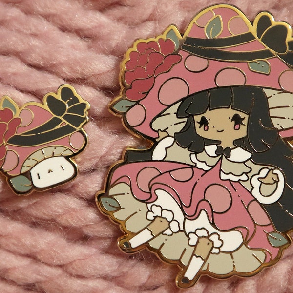 Mushroom Princess Pin - March 2021 | Pin Vault Limited Edition
