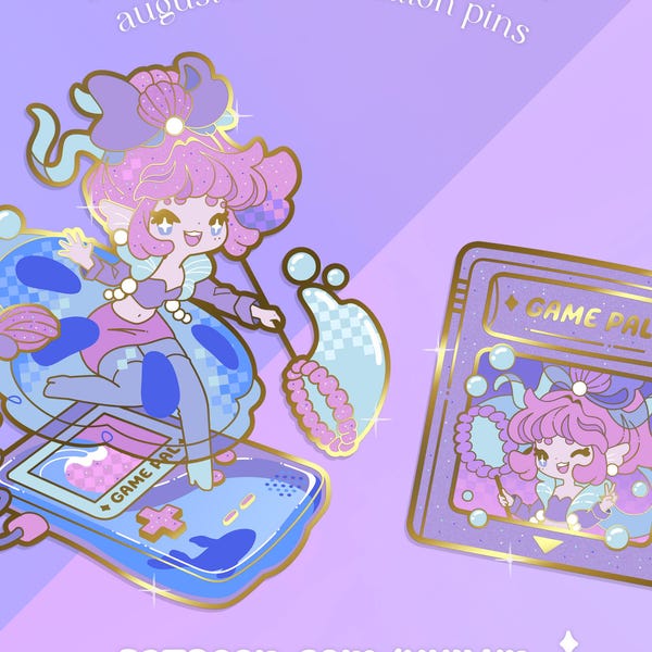 Nostaljelly Gamepal Pins - August 2024 | Pin Vault Limited Edition