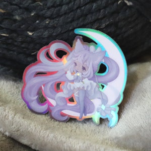 Astral Guardian Sticker ~ holographic vinyl weatherproof