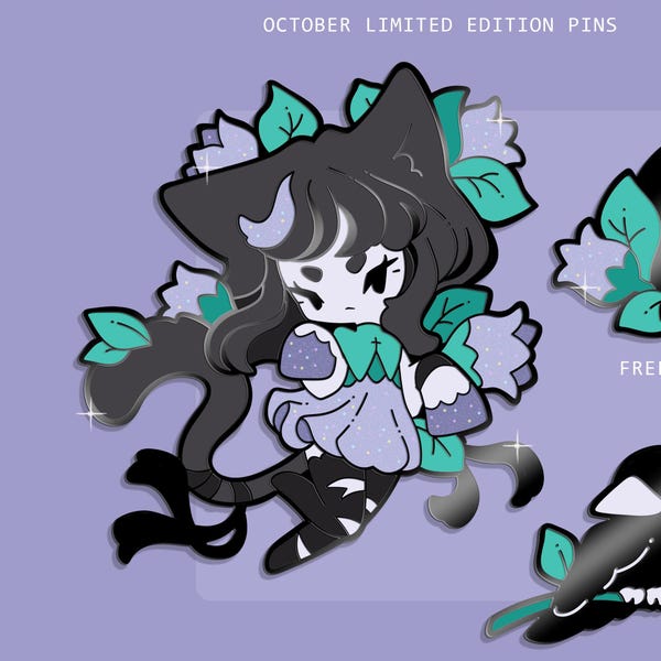 Nightshade Pin - Oct 2022 | Pin Vault Limited Edition