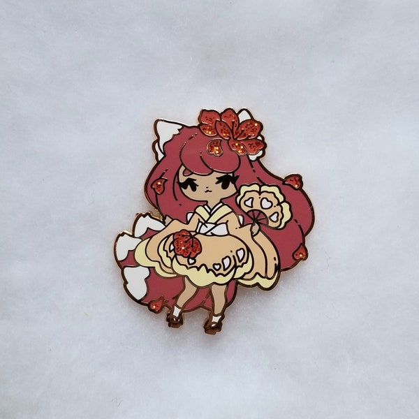 Red Kitsune Pin - Limited Edition