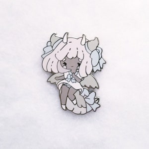 Blue Pastel Dragon Pin