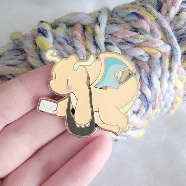 Delivery Dragon Pin