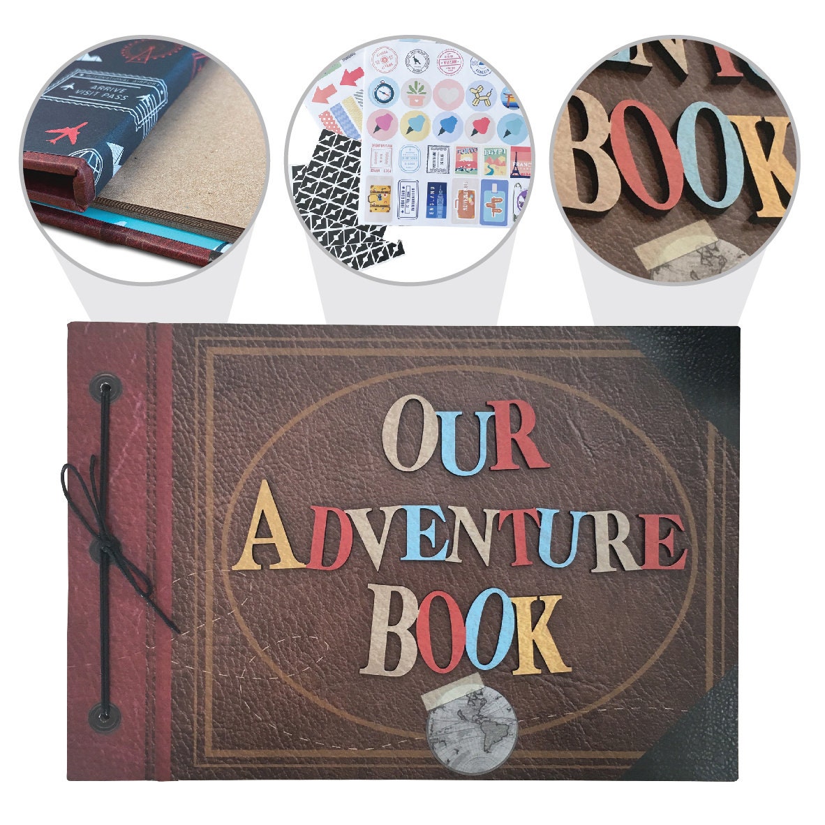 Adventure Book up to Print in English and Spanish, Our Adventure Book up  Svg AND DFX FILE 