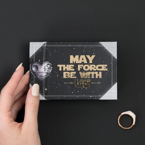 Star Wars Engagement Ring Geek Engagement Ring Star Wars Etsy