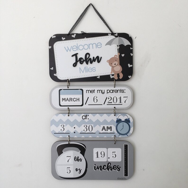 Hospital Door Hanger Sign Etsy