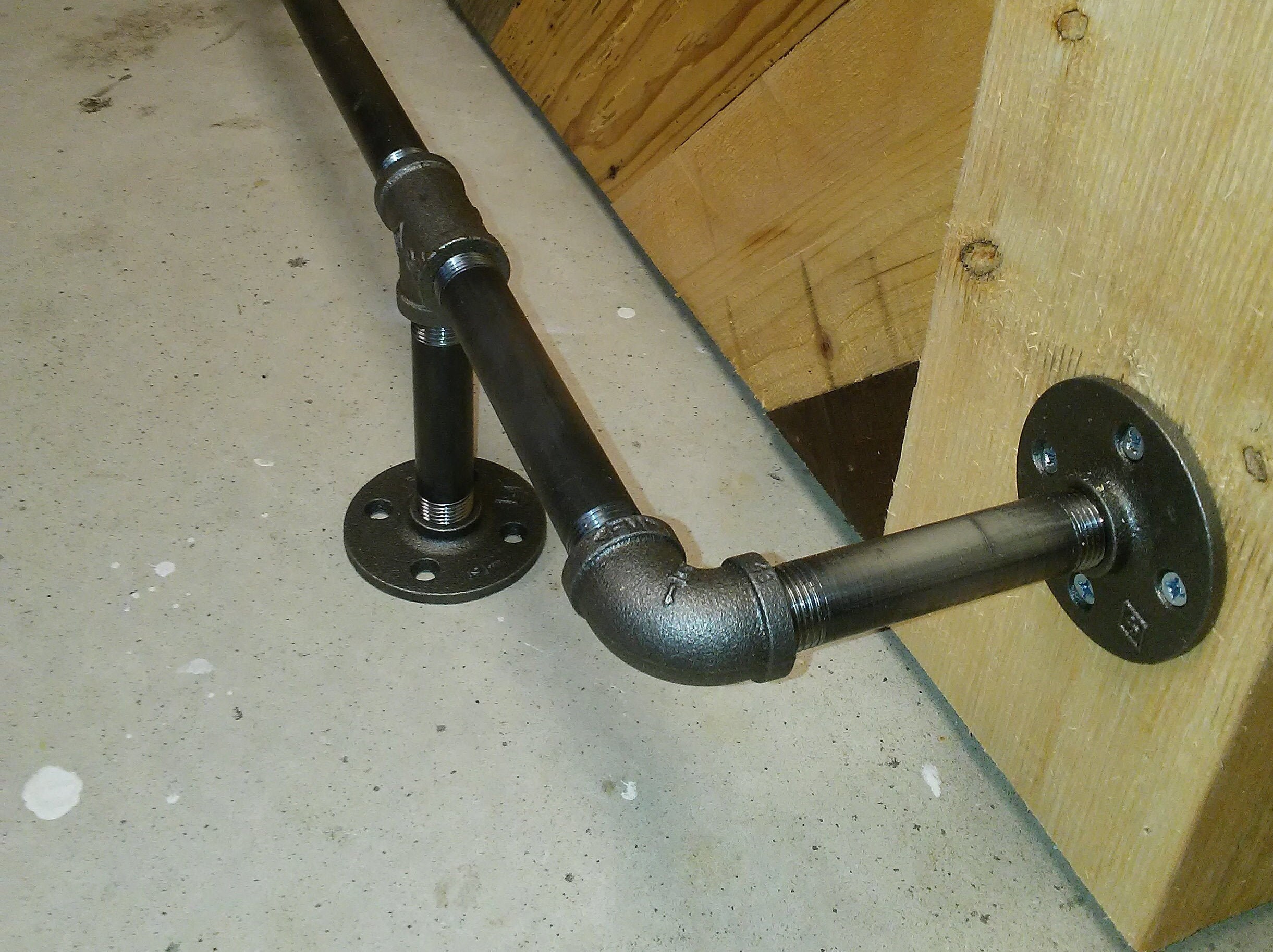 Addon Pipe Bar Foot Rail Attached Bar Order Etsy
