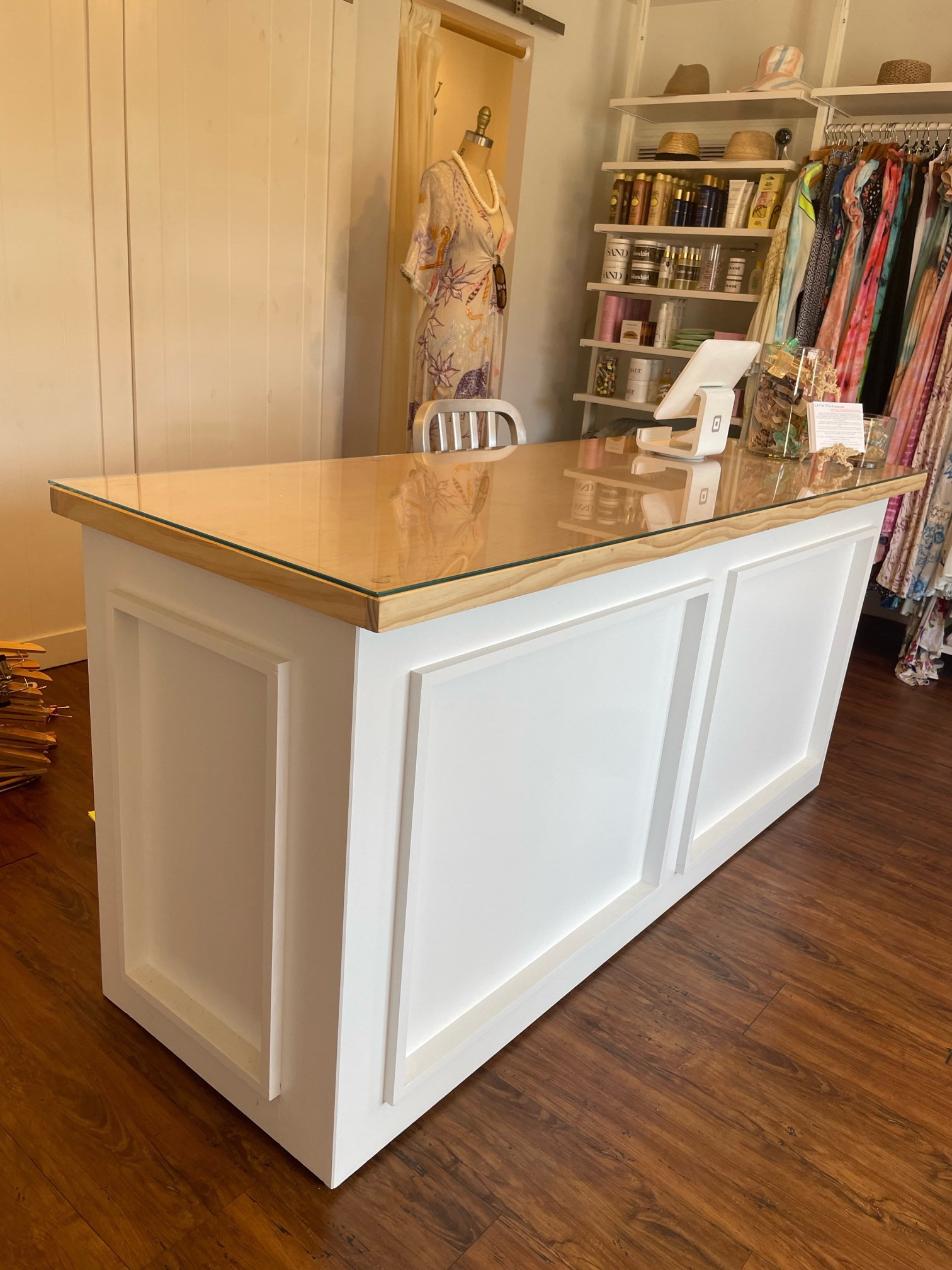 ブランドバッグ通販サイト With Counter Retail Wood Unfinished, One Style Shaker Shelf, 家具